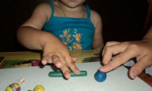 Jak rzeźbić z plasteliny z dzieckiem Modele dziecięce z plasteliny dla dzieci