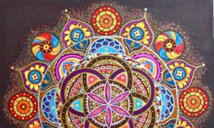 Mandala der Liebe: Dekorieren und Liebe anziehen