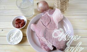 كيف لطهي لحم الخنزير المشوي لذيذ
