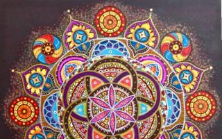 Mandala of love: decorate and attract love
